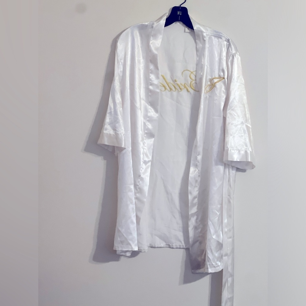 White Bride robe